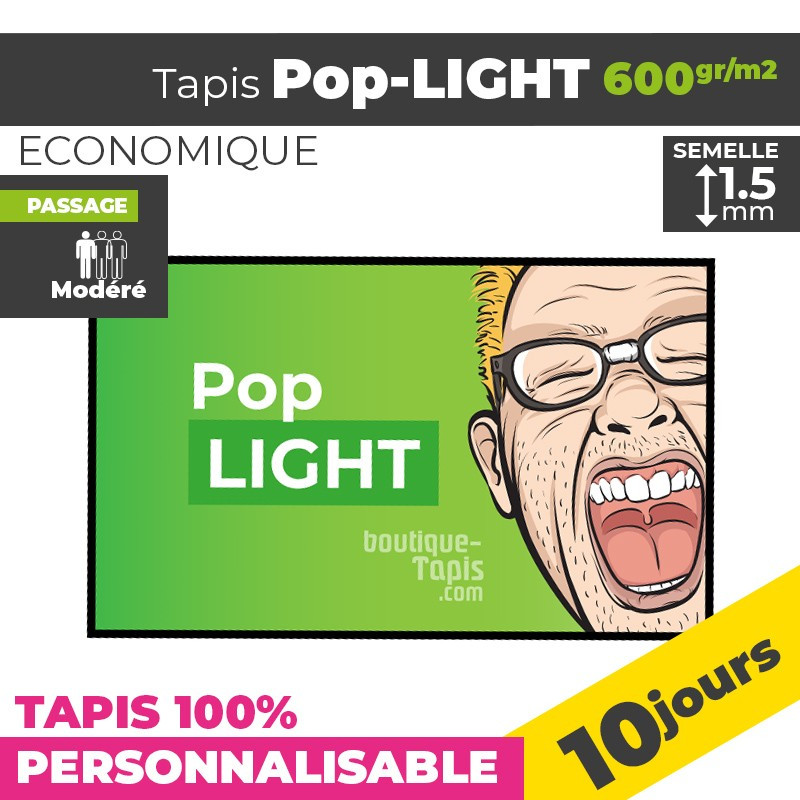 Tapis Personnalisé Pop LIGHT