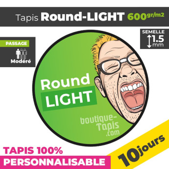 Tapis Personnalisé Round-Light